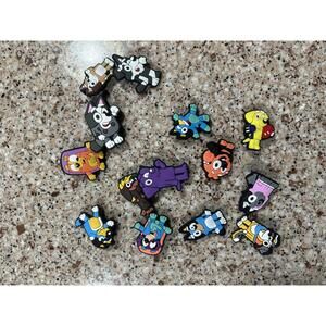 Bluey themed shoe charms. for Crocs, 14 total. NEW without tag
